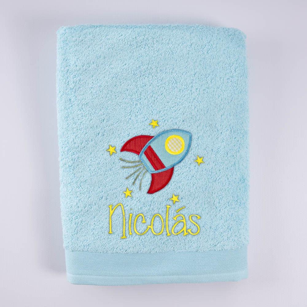 Toallas Personalizadas Cohete Estrellas Nanetes - Nanetes #